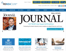 Tablet Screenshot of members.reinsw.com.au